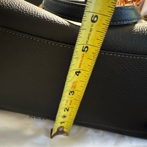 Coach Black Pebble Leather Taylor Tote Retail $325 CC395 Women’s Shoulder Purse - Picture 15 of 16